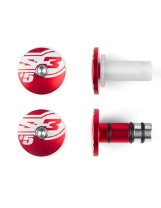 Embout de guidon S3 END rouge