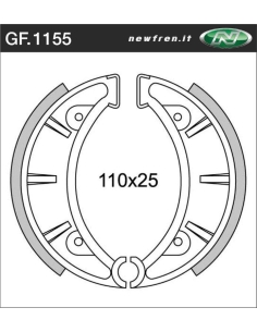 Machoires OSSA Gold/ Abricot  frein AV anti-eau 2