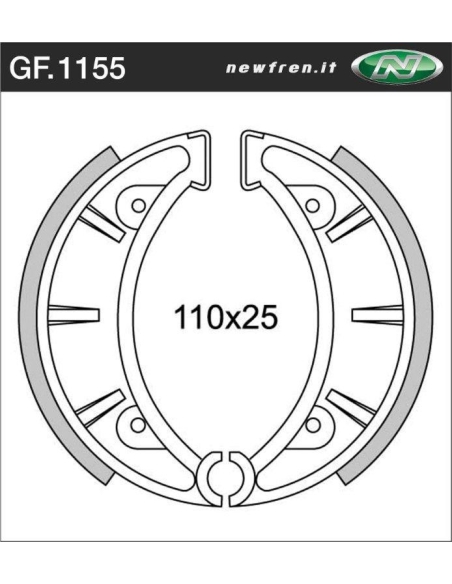 Machoires OSSA Gold/ Abricot  frein AV anti-eau