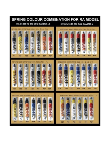 Amortisseurs 400mm MAGICALS