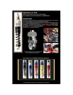 Amortisseurs 400 mm MAGICALS RA réglable hydraulique 2