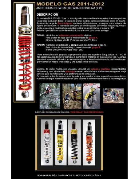 Amortisseurs MAGICALS 350 mm