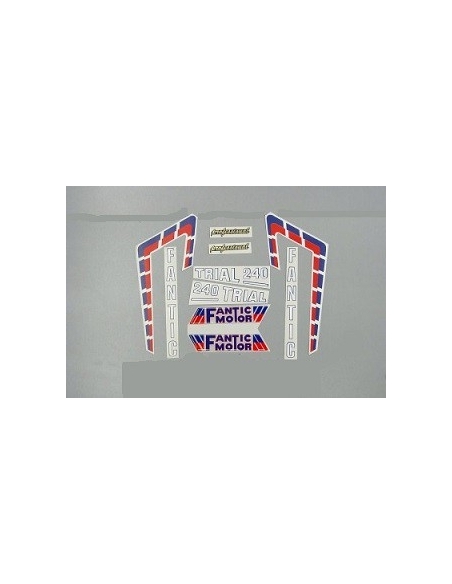 Fantic 240 kit autocollants