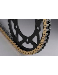 Kit chaine alu 12x53 YAMAHA TY 250 bi-amortisseur