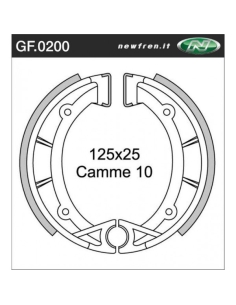 Machoires FANTIC 125/200/240/300 frein av/ar anti eau 2