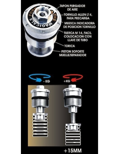 FANTIC Bouchon de fourche réglable MAGICALS