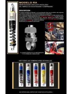 Amortisseurs 360mm MAGICALS RA 2