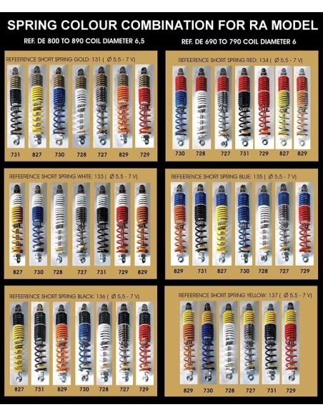 Amortisseurs 340mm Magicals 