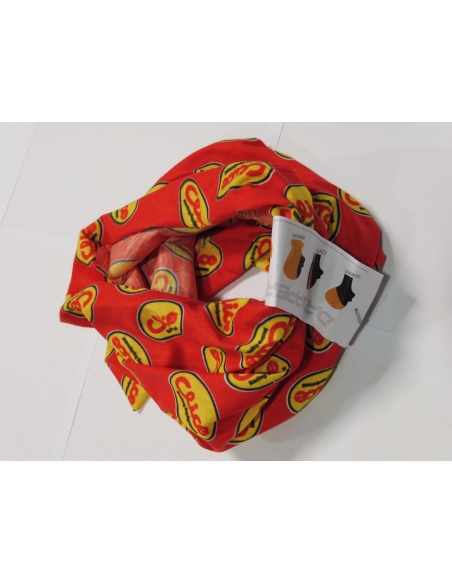 TOUR DE COU CLICE rouge