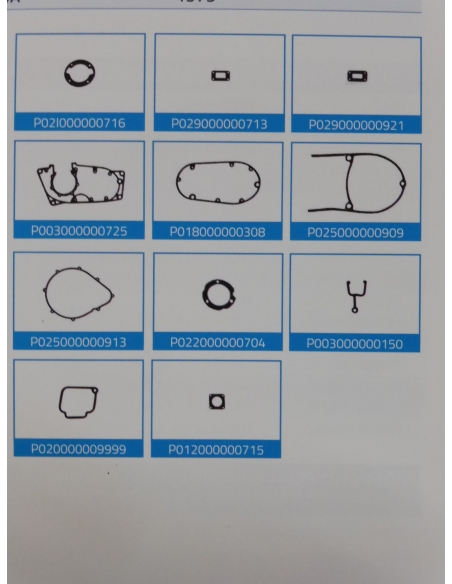 BULTACO 250 sherpa pochette joints moteur