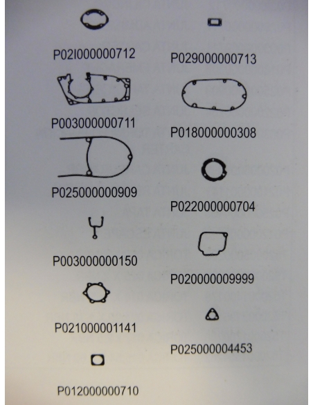 pochette de joint complète bultaco pursang 250 mk7