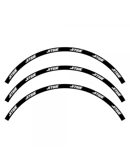 Autocolants jantes JITSIE universel noir