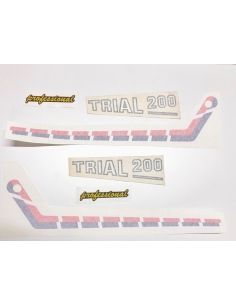 Fantic 200 autocollants cache ALU