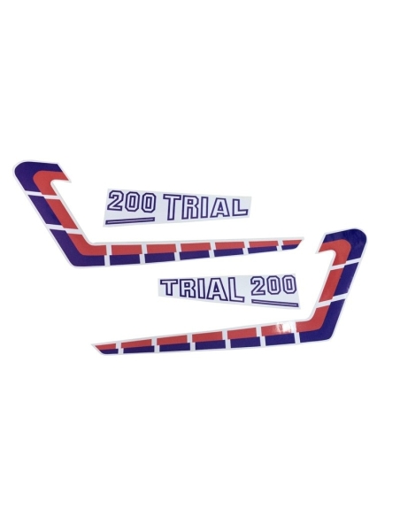 Fantic 200 autocollants cache 