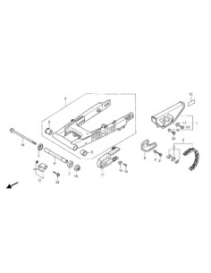 Rondelle de protection  bras oscillant TLR 125/200/250 2