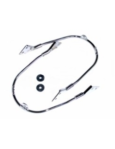 Bultaco Sherpa 250/350 paire supports garde boue chromé