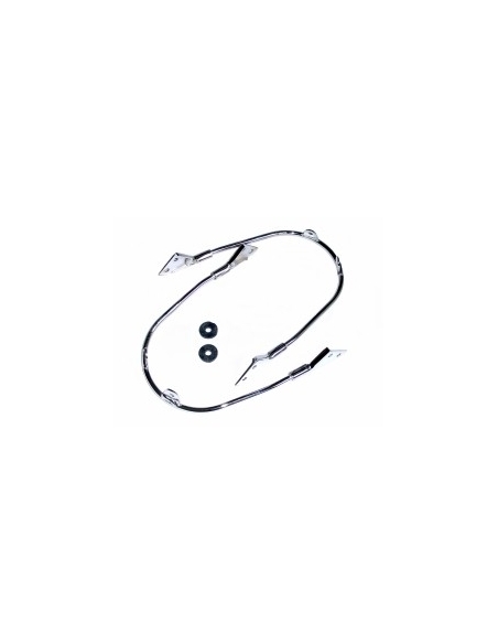 Bultaco Sherpa 250/350 paire supports garde boue chromé