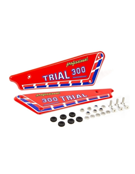 Jeu de caches latéraux FANTIC 300 en aluminium