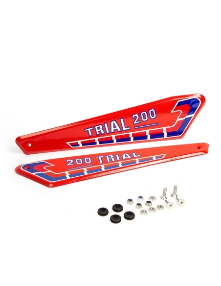 Jeu de caches latéraux FANTIC 200 en aluminium