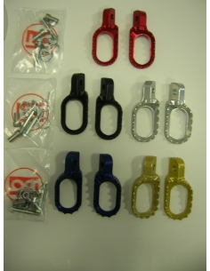 Paire repose pieds aluminium universel 2