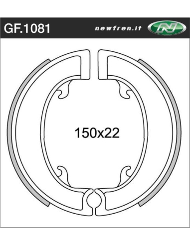 Machoires BSA C15 250 frein av/ar
