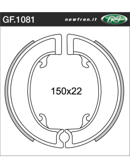 Machoires BSA C15 250 frein av/ar