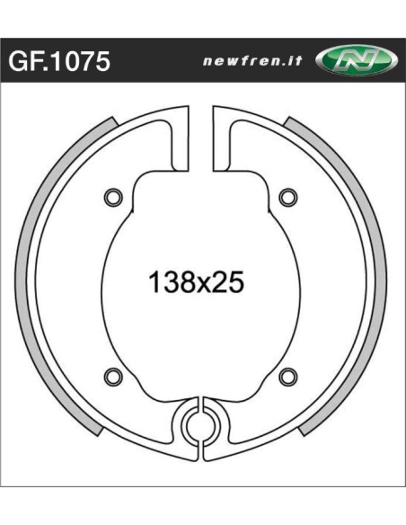 Machoires BSA Bantam D7 175 frein av/ar