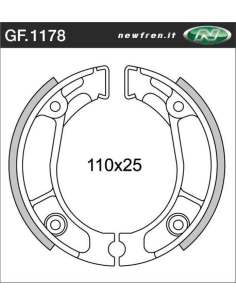 Machoires Honda TLR 125/200/250 frein av/ar 2