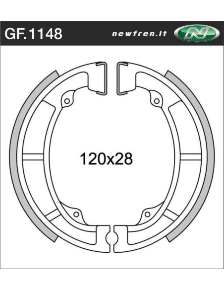 Machoires Honda Kawasaki KT 250 frein av