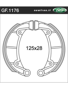 Machoires Montesa Cota MH 123/200/346 frein av 2