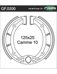Machoires Garelli 320 frein av/ar 2